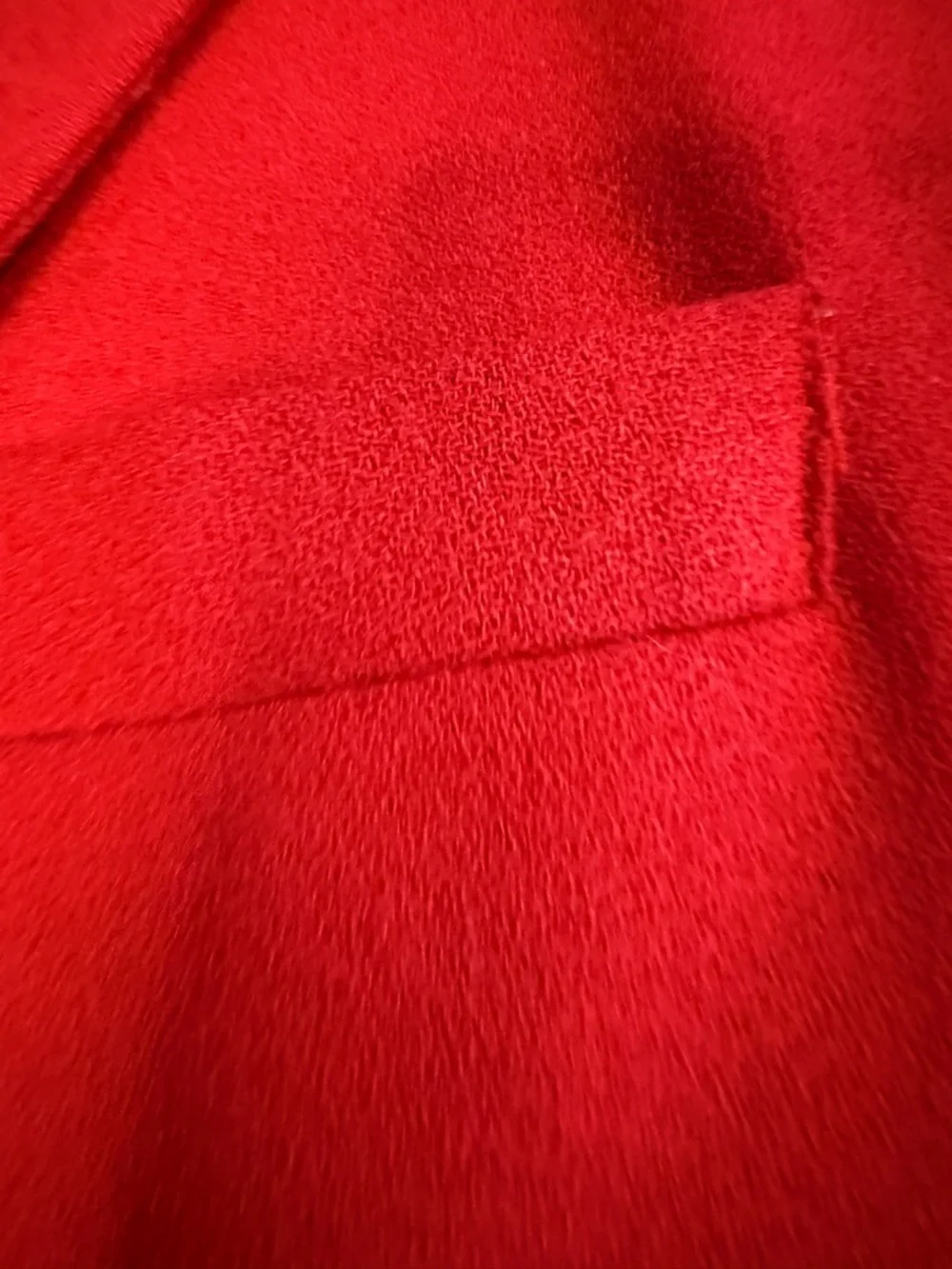 Vintage Europa Collection Diffusion Red 100% Wool Blazer / Suit Jacket 40/42